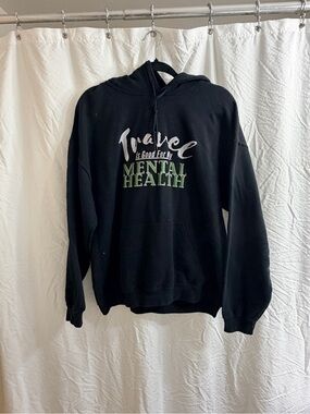 Travel is Good for my Mental Health Sweatshirt. Size L.